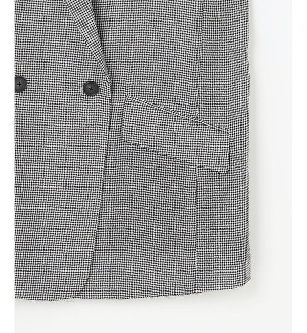 自由区「【洗える】ビエラチェックテーラード ジャケット」|テーラードジャケット|