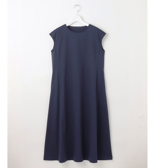 自由区「【WEB限定・洗える】シアーカーデ&times;ジャージードレス セット」|ワンピース|