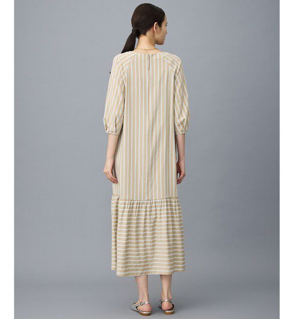 自由区「ビスコースナイロンドビーストライプ ワンピース」|ワンピース|