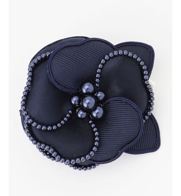 23区「パールトリミング コサージュ」|ブローチ・コサージュ|