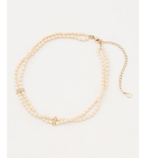 23区「3連 パール ネックレス」|ネックレス|