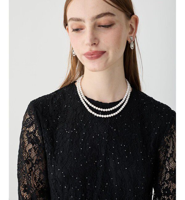 23区「【APPLAUDIR】2WAY クリッカー パールネックレス」|ネックレス|