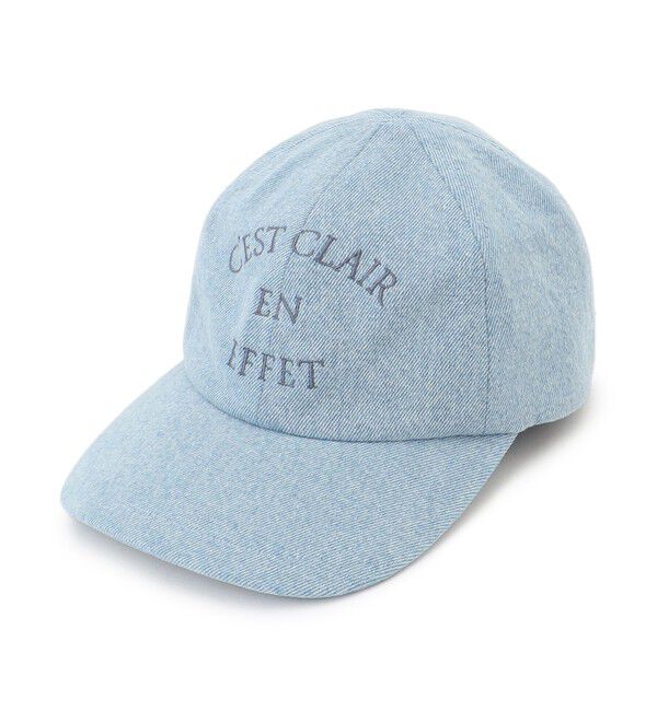 23区「【Oggi3月号掲載】デニム ロゴ キャップ」|キャップ・キャスケット|