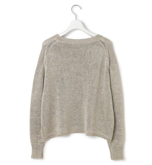 23区「【洗える】ブライトリリーヤーン クルーネック ニット」|ニット・セーター|