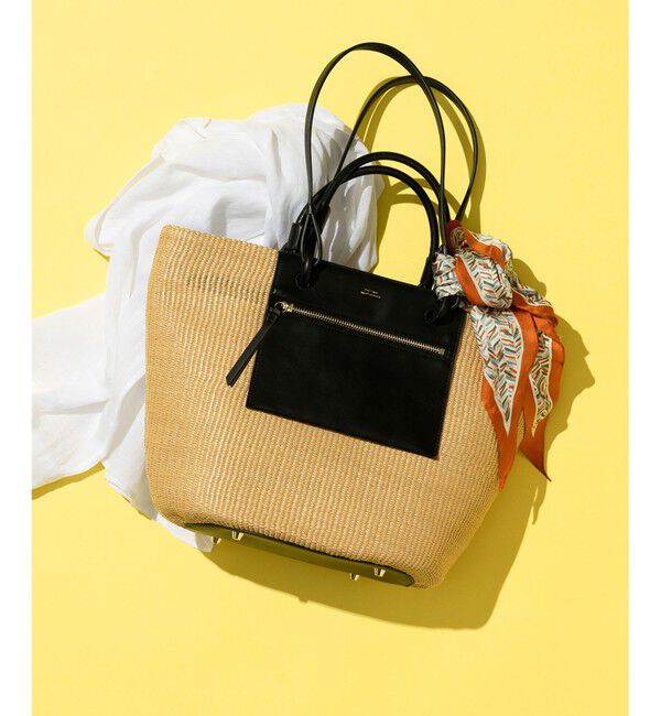 23区「ヘリンボーン プリント スカーフ」|バンダナ・スカーフ|