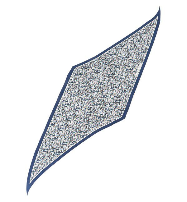 23区「ヘリンボーン プリント スカーフ」|バンダナ・スカーフ|