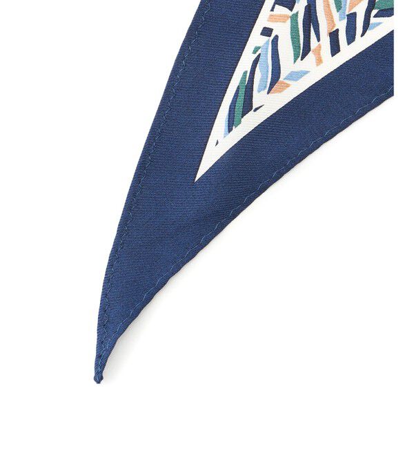 23区「ヘリンボーン プリント スカーフ」|バンダナ・スカーフ|