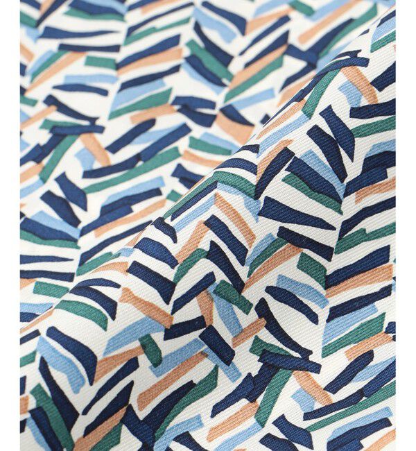 23区「ヘリンボーン プリント スカーフ」|バンダナ・スカーフ|