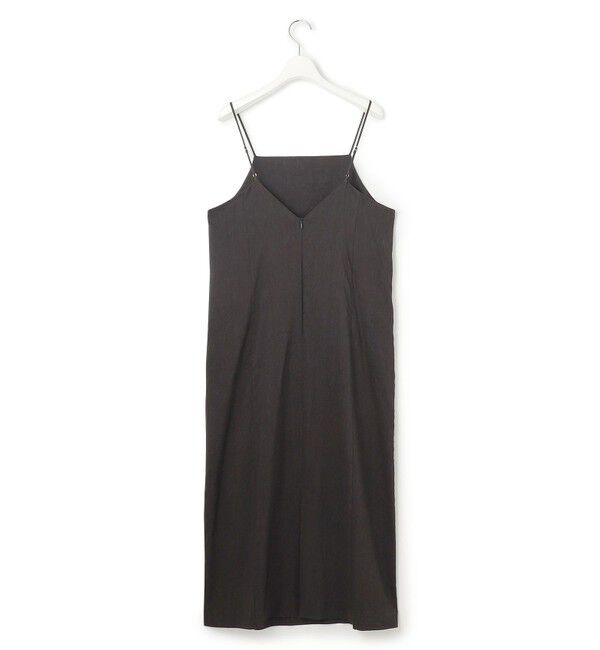 23区「【洗える】リネンレーヨンストレッチ  Iライン キャミソール ワンピース」|ワンピース|