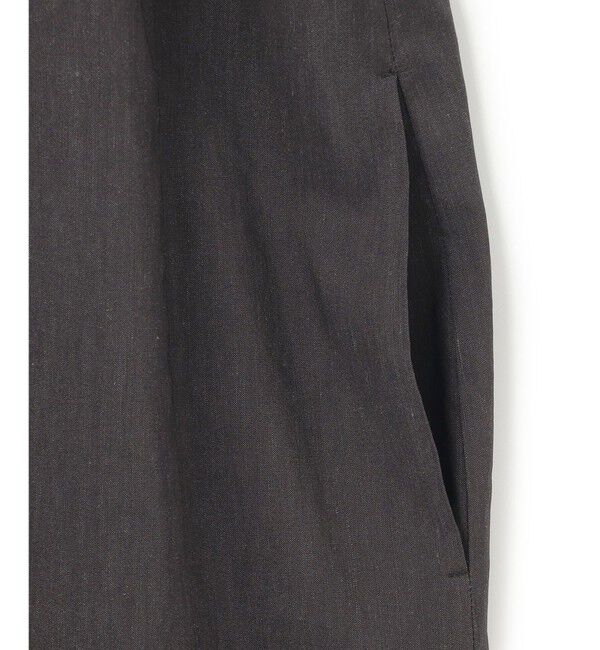 23区「【洗える】リネンレーヨンストレッチ  Iライン キャミソール ワンピース」|ワンピース|