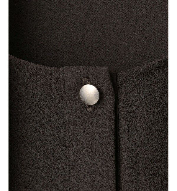 23区「【UVカット/接触冷感/吸水速乾】ストレッチジョーゼット ボウタイ カットソー」|Tシャツ・カットソー|