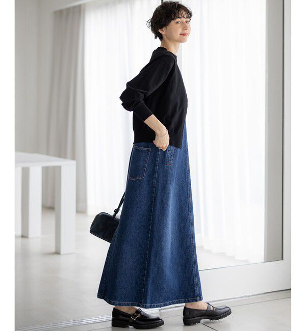 23区「【RED CARD TOKYO&times;23区】デニム サロペット ワンピース」|ワンピース|