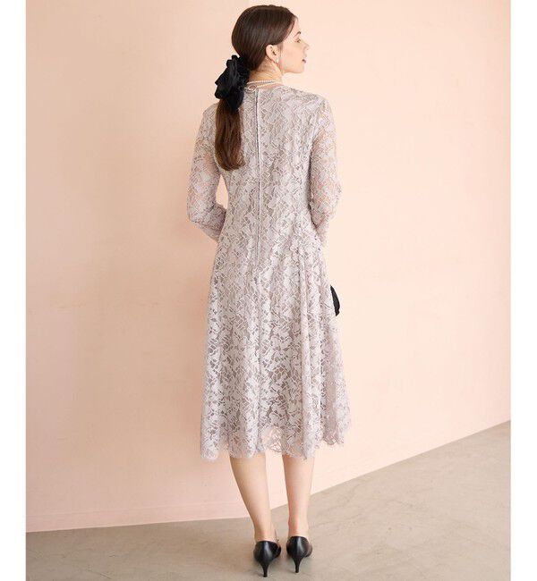 23区「【APPLAUDIR】モールラインフラワーレース ドレス」|ドレス|