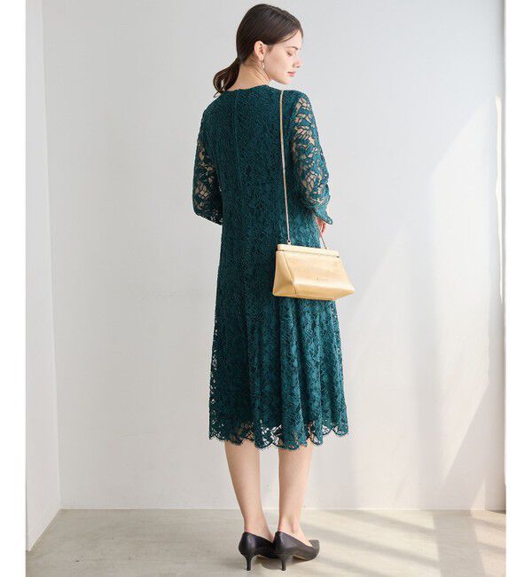 23区「【APPLAUDIR】モールラインフラワーレース ドレス」|ドレス|