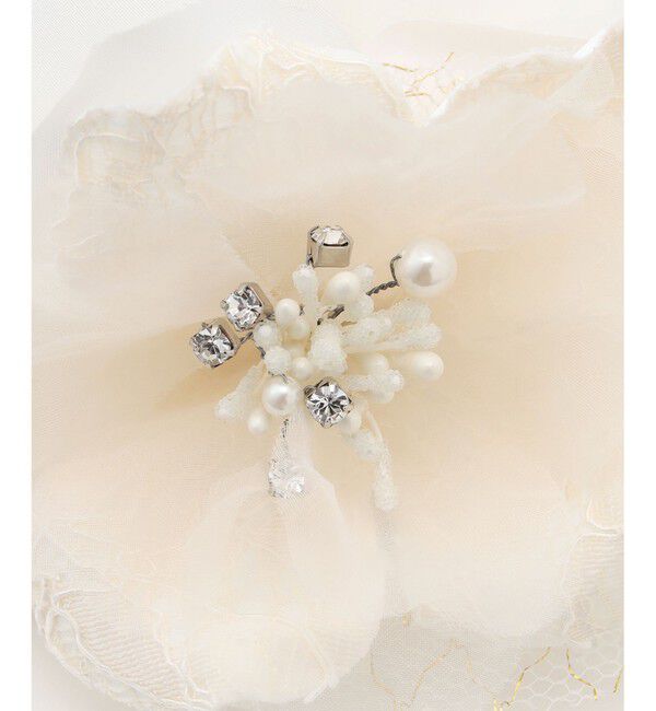 any SiS「ツインレース コサージュ」|ブローチ・コサージュ|