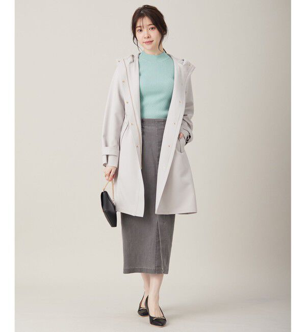 ANY SIS「【撥水・UVカット・洗える】フーデットロング コート」|ミリタリー・モッズコート|