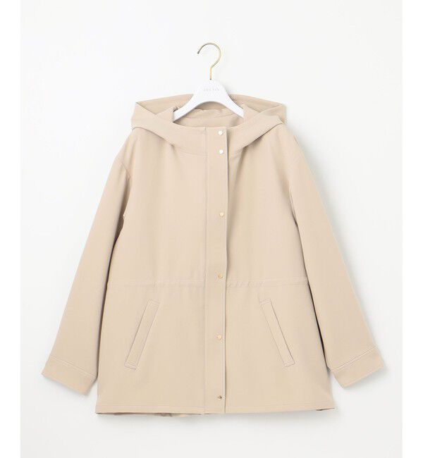 ANY SIS「【撥水・UVカット・洗える】フーデットハーフ コート」|ミリタリー・モッズコート|