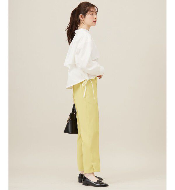 ANY SIS「【UVカット・接触冷感・速乾】クロップトヨークハオリ シャツ」|シャツ・ブラウス|