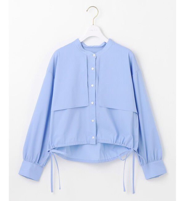 ANY SIS「【UVカット・接触冷感・速乾】クロップトヨークハオリ シャツ」|シャツ・ブラウス|