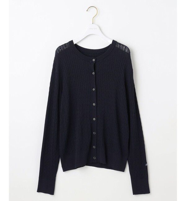 ANY SIS「ケーブルニット カーディガン」|カーディガン|