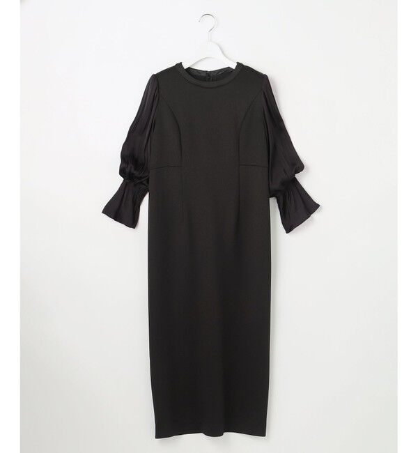 ANY SIS「【洗える】ベルスリーブナロー ドレス」|ドレス|
