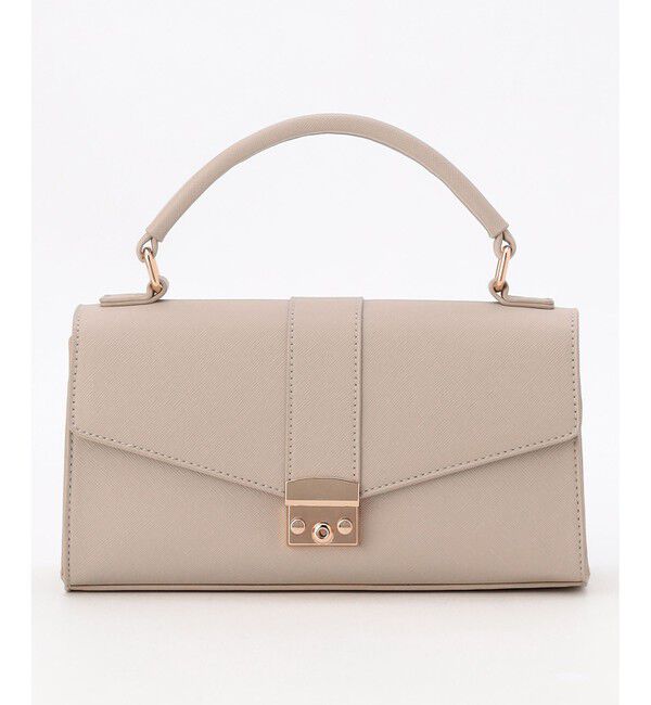 ANY SIS「【2WAY】トップハンドルショルダー バッグ」|ショルダー・メッセンジャー|グレージュ