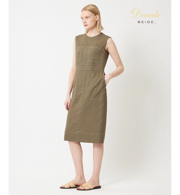 BEIGE,「CAROLE / ワンピース」|ワンピース|Khaki&times;Sand