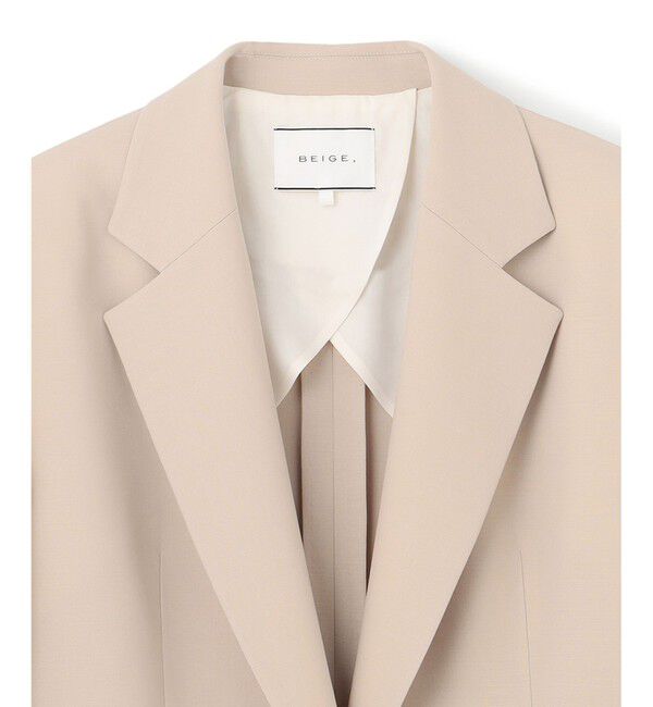 BEIGE,「【Oggi 6月号掲載】OREGANO / サマーウールテーラードジャケット」|テーラードジャケット|