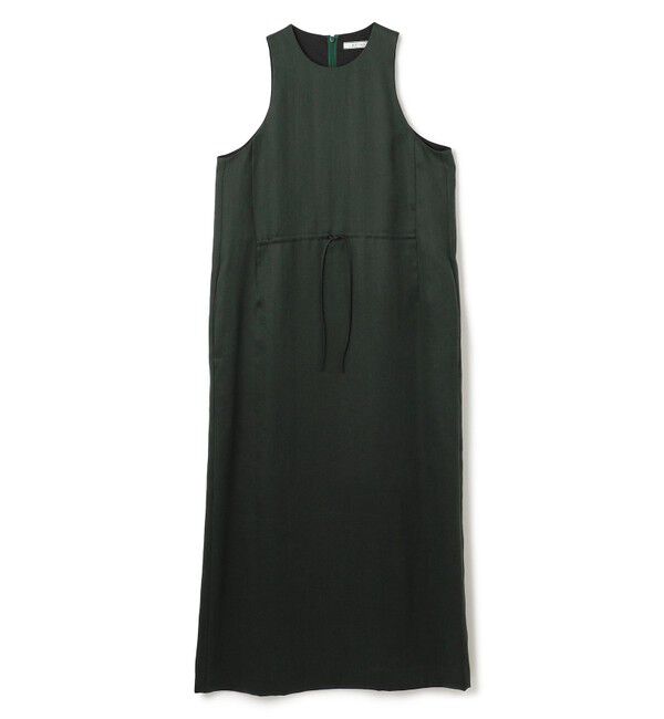 BEIGE,「【洗える】BERGAMOT / ウォッシャブルリネンアメスリロングワンピース」|ワンピース|