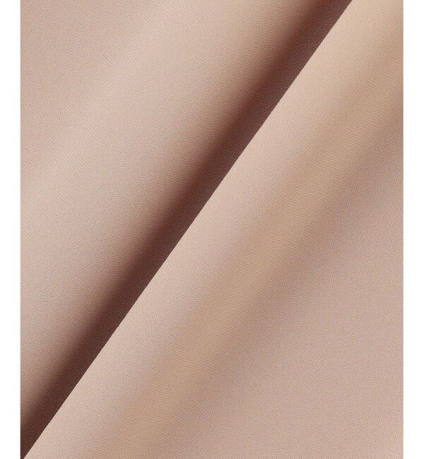 BEIGE,「【洗える】FLEUR / ニットコンビハイネックノースリーブドレス」|ワンピース|