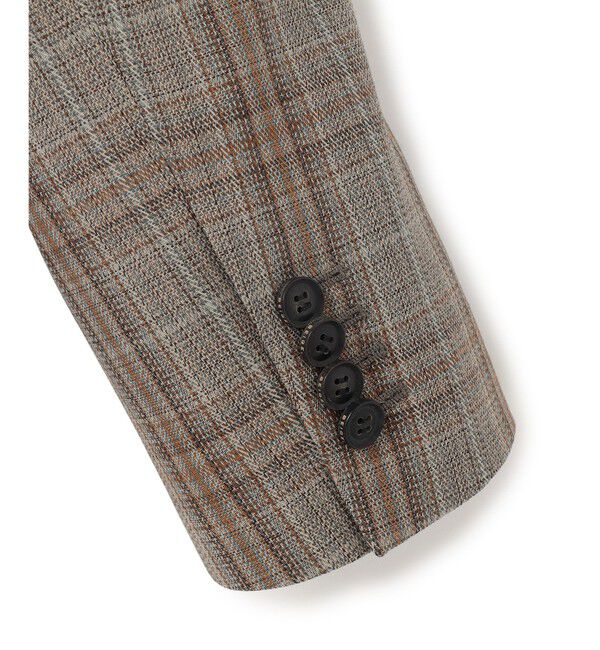 BEIGE,「【Oggi ８月号掲載】SELMA / チェックウールテーラードジャケット」|テーラードジャケット|