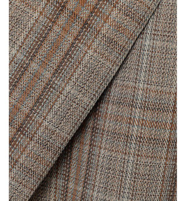 BEIGE,「【Oggi ８月号掲載】SELMA / チェックウールテーラードジャケット」|テーラードジャケット|