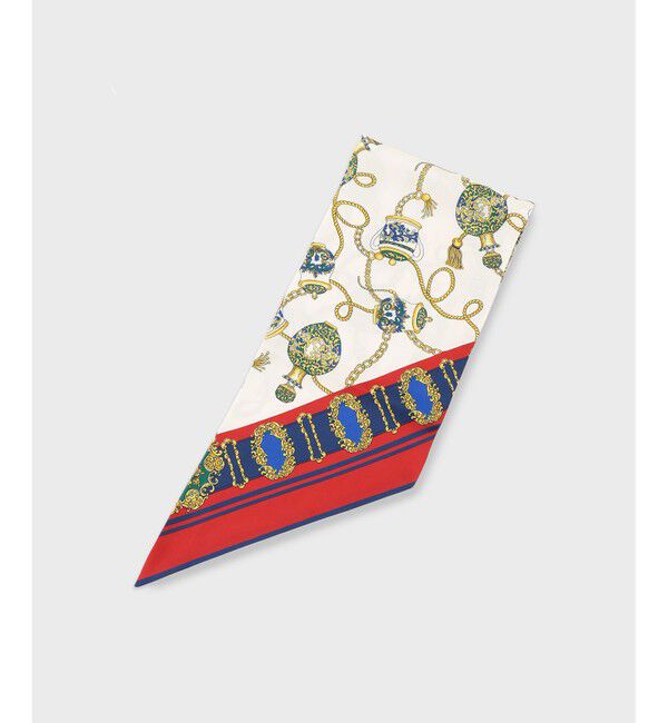 GRACE CONTINENTAL「モチーフスキニースカーフ」|バンダナ・スカーフ|