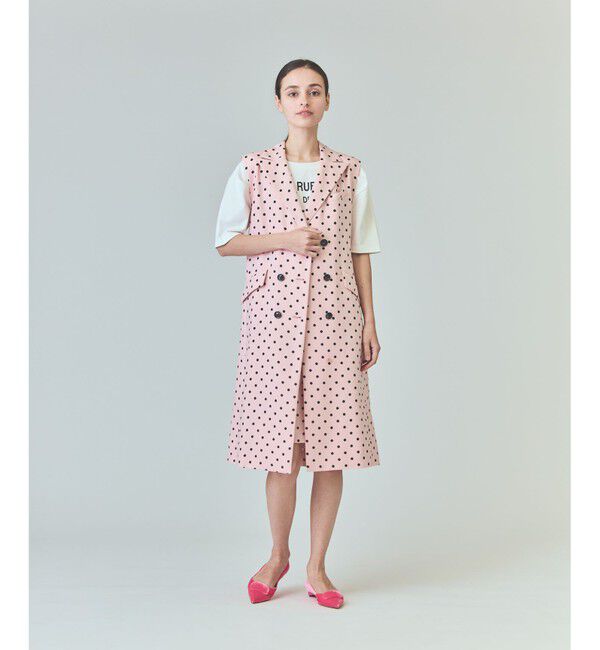 Grace Class「ドットジレドレス」|ワンピース|ピンク