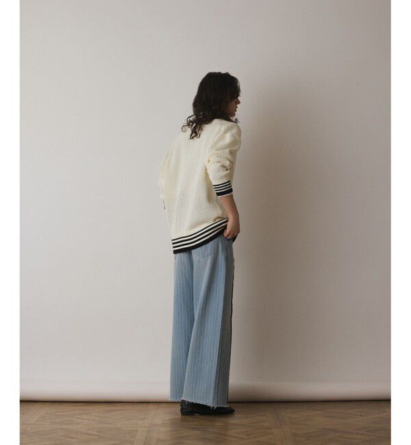 Diagram「メッシュラインニットカーディガン」|カーディガン|