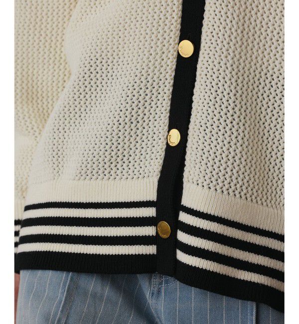 Diagram「メッシュラインニットカーディガン」|カーディガン|