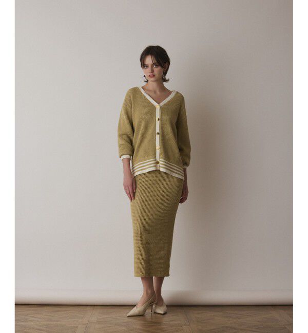 Diagram「メッシュラインニットカーディガン」|カーディガン|