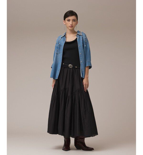 GRACE CONTINENTAL「コンチョレザーベルト」|ベルト|