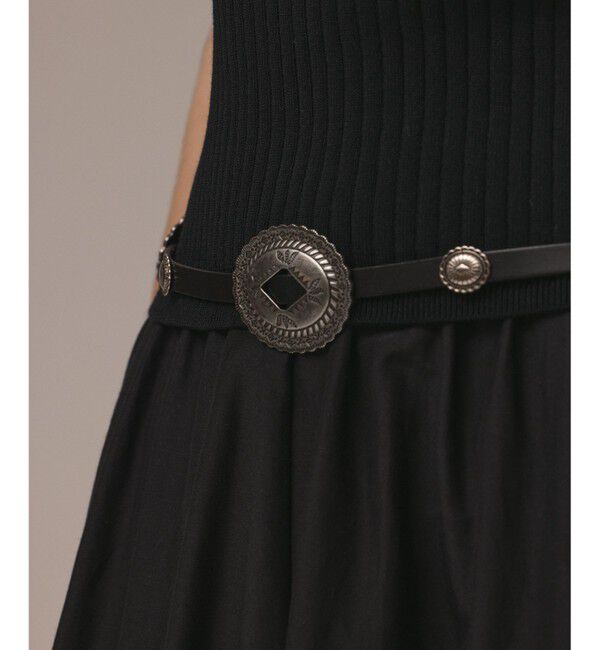 GRACE CONTINENTAL「コンチョレザーベルト」|ベルト|