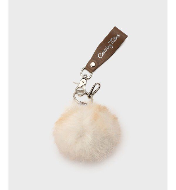 Carving Tribes「ファーチャーム」|チャーム・キーホルダー|ホワイト