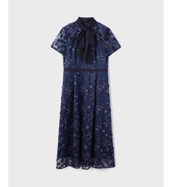 GRACE CONTINENTAL「フラワ－フレアドレス」|ドレス|