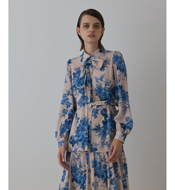 Diagram「ブーケフラワープリントワンピース」|ワンピース|