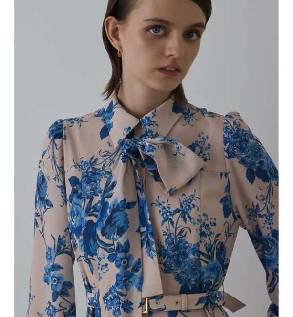 Diagram「ブーケフラワープリントワンピース」|ワンピース|