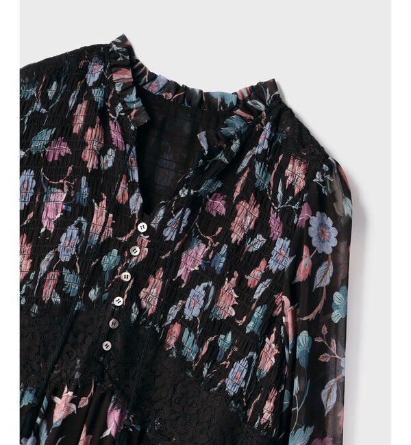 GRACE CONTINENTAL「サラサプリントティアードワンピース」|ワンピース|