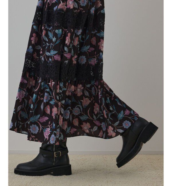 GRACE CONTINENTAL「サラサプリントティアードワンピース」|ワンピース|