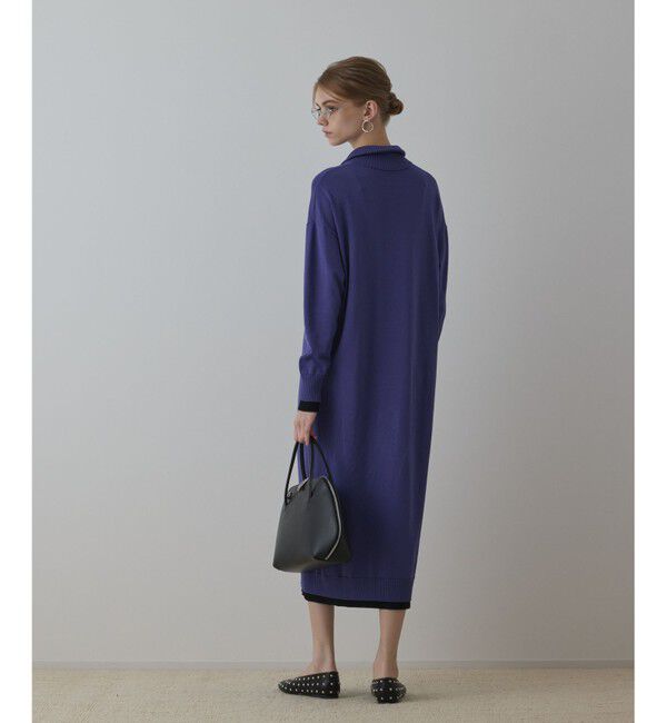 Diagram「バイカラーストレートニットワンピース」|ワンピース|