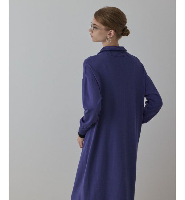 Diagram「バイカラーストレートニットワンピース」|ワンピース|