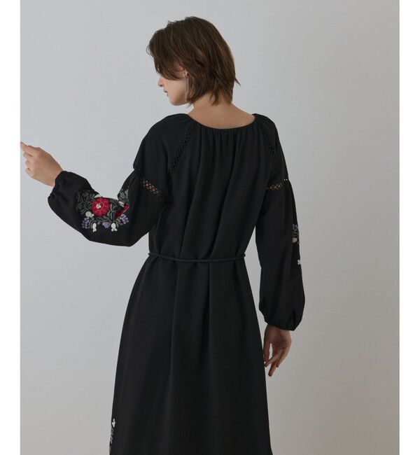 GRACE CONTINENTAL「エンブロイダリーカフタンワンピース」|ワンピース|