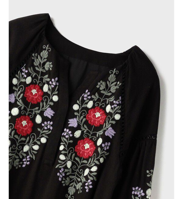 GRACE CONTINENTAL「エンブロイダリーカフタンワンピース」|ワンピース|