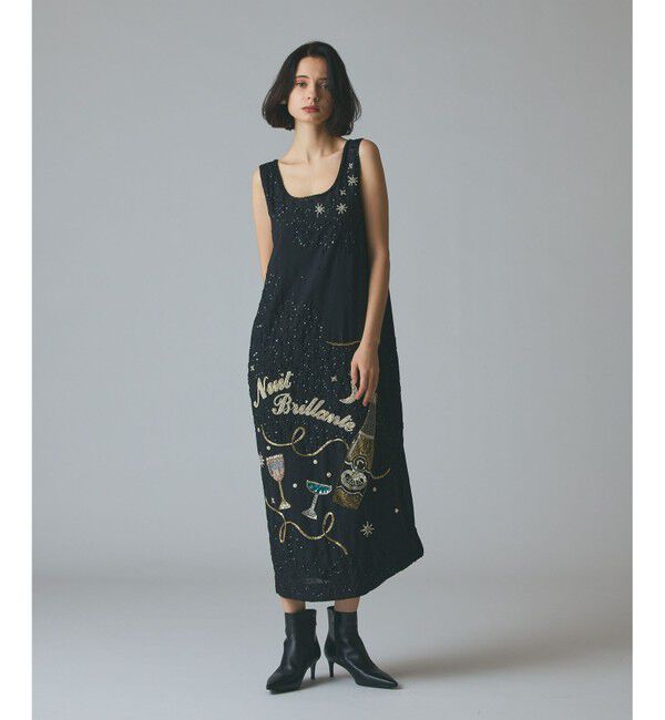 Grace Class「シャイニーembドレス」|ドレス|ブラック